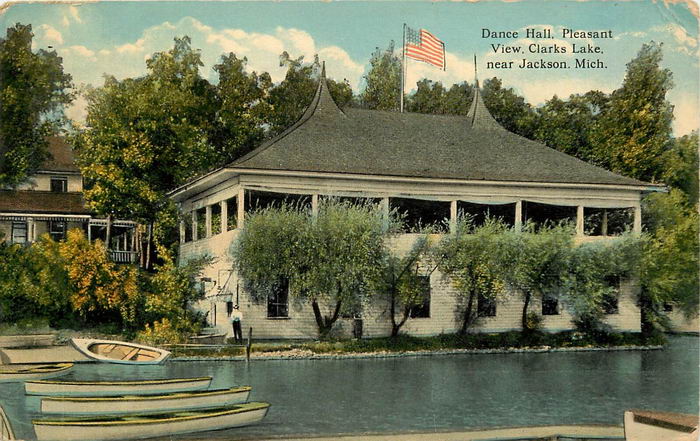 Pleasant View Hotel and Dance Pavillion - Old Post Card (newer photo)